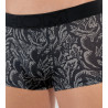 Shorty imprimé dentelle HIMEROS Noir