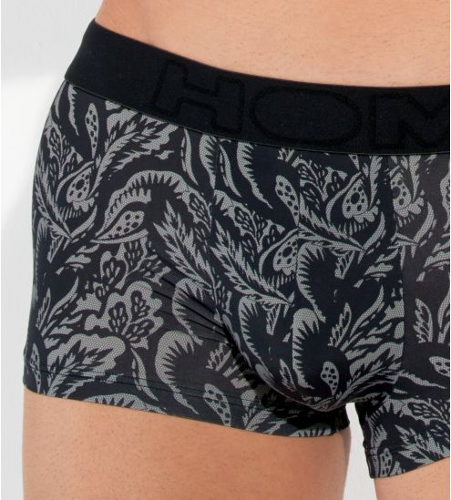 Shorty imprimé dentelle HIMEROS Noir
