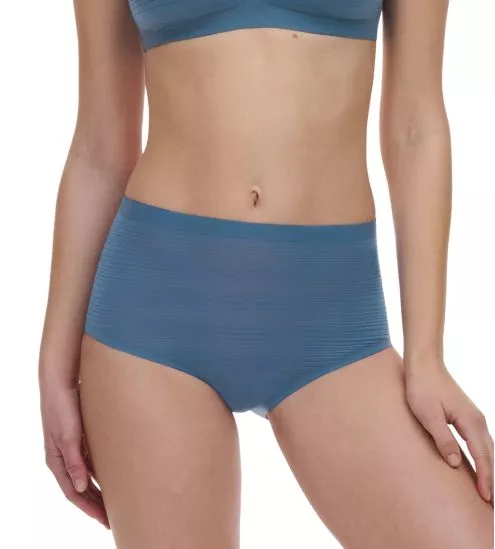 Culotte haute Softstretch Stripes Bleu Jeans