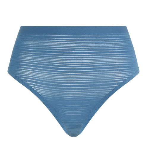 String taille haute Softstretch Stripes Bleu Jeans
