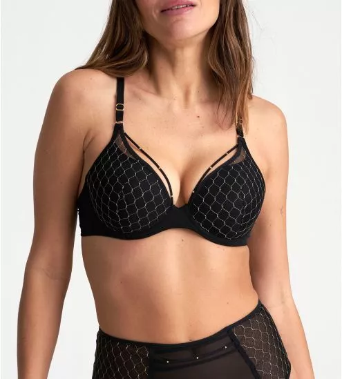 Soutien gorge coque coeur Colima Noir