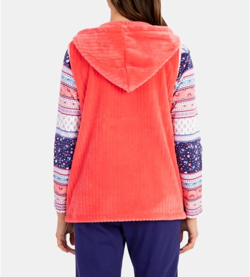 Veste sans manches pilou Corail