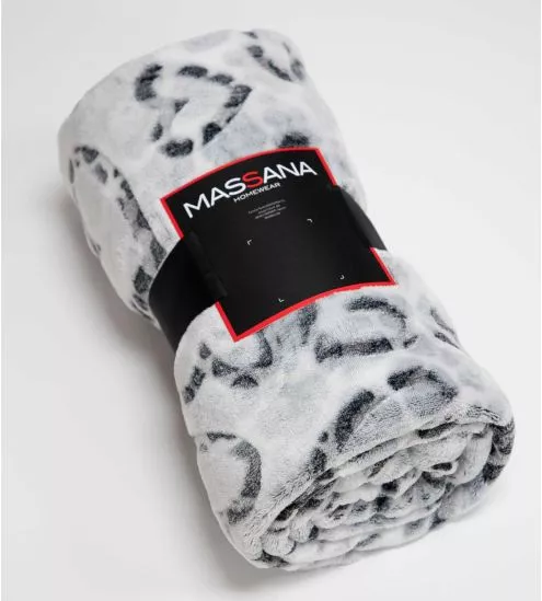 Plaid pilou imprimé Gris