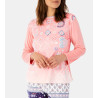 Pyjama en velours Rose