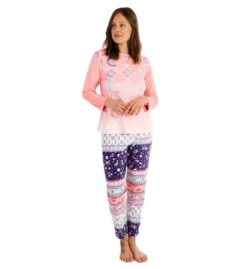 Pyjama en velours Rose