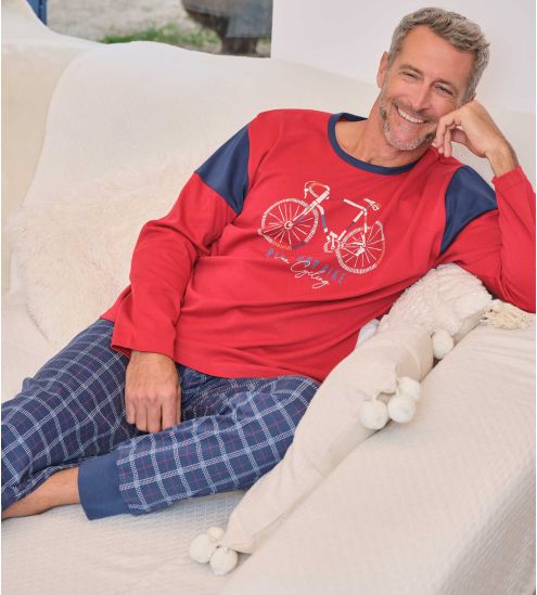 Langer Pyjamas für rotes...
