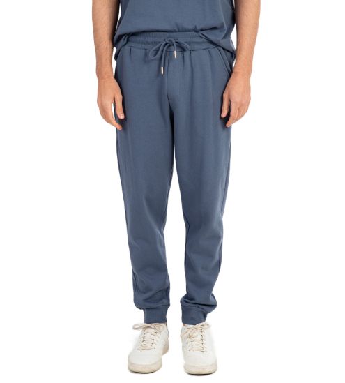 Pantalon de jogging resserré pour homme Bleu