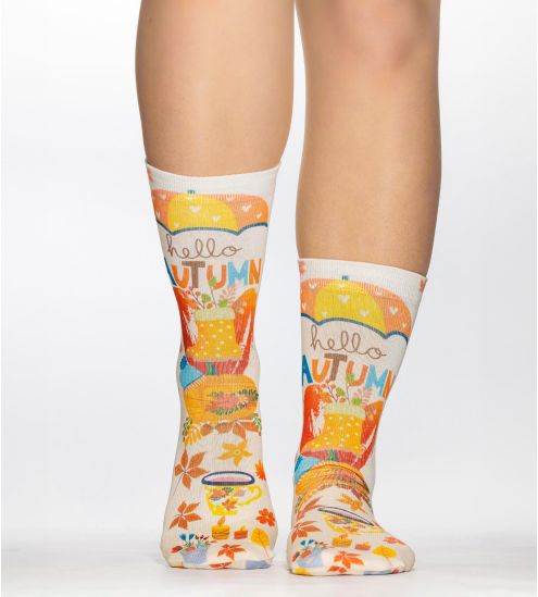 Frauensocken Hallo Herbst