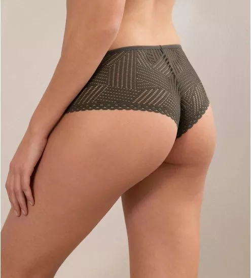 Shorty Tressage Graphic Eclat Aventure Vert