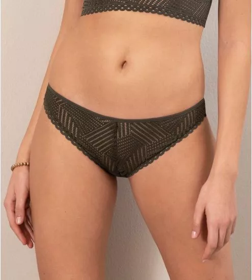 Slip Tressage Graphic Eclat Aventure Vert