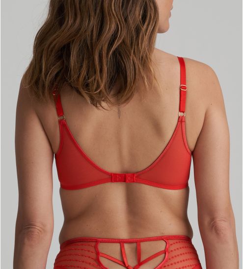 Soutien gorge corbeille Jhana Fiesta Rouge