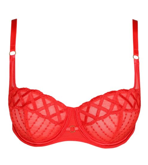 Soutien gorge corbeille Jhana Fiesta Rouge
