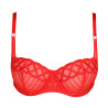 Soutien gorge corbeille Jhana Fiesta Rouge