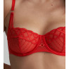 Soutien gorge corbeille Jhana Fiesta Rouge