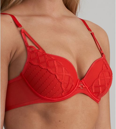 Soutien gorge coques coeur Jhana Fiesta Rouge