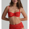 Soutien gorge corbeille Jhana Fiesta Rouge
