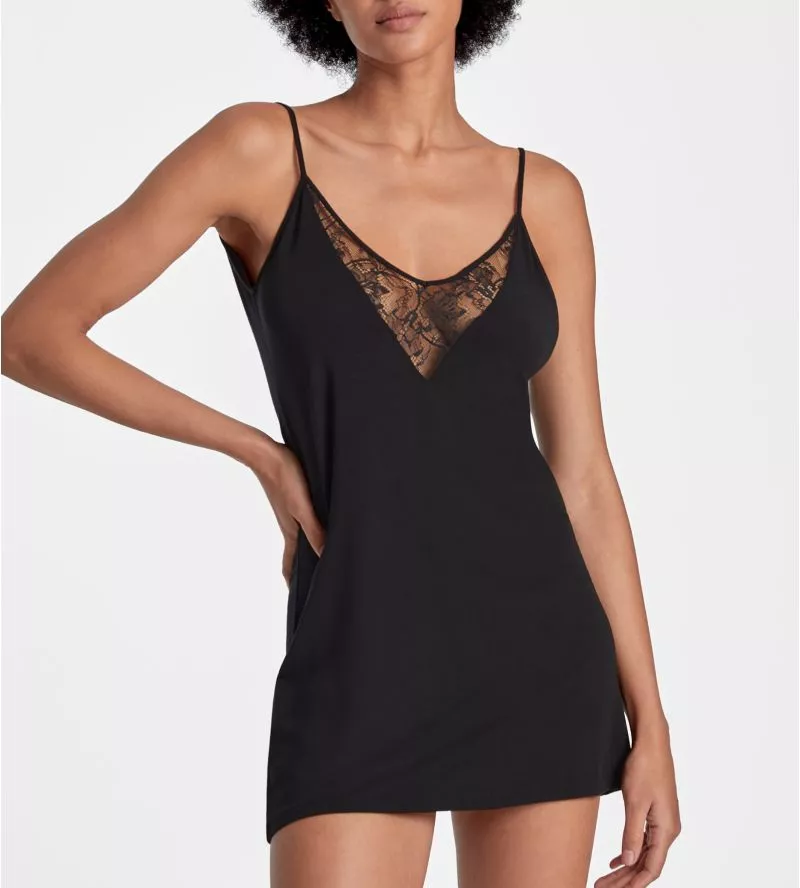 Nuisette dentelle Lazy Days Noir