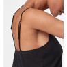 Top dentelle a bretelles fines Lazy Days Noir
