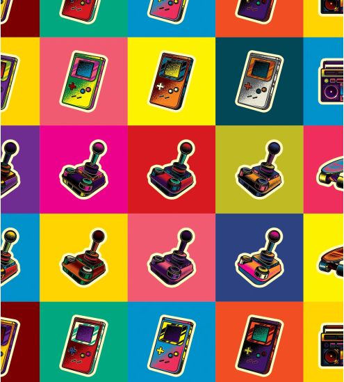 Boxer homme imprimé Fashion2 Eighties