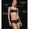 Soutien gorge balconnet en dentelle Body Make Up Illusion Lace Noir