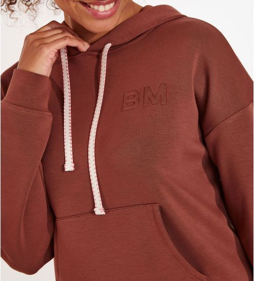 Sweat à capuche Brooks Bayjoy Chocolat LOY98