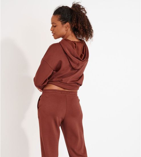 Sweat à capuche Brooks Bayjoy Chocolat LOY98