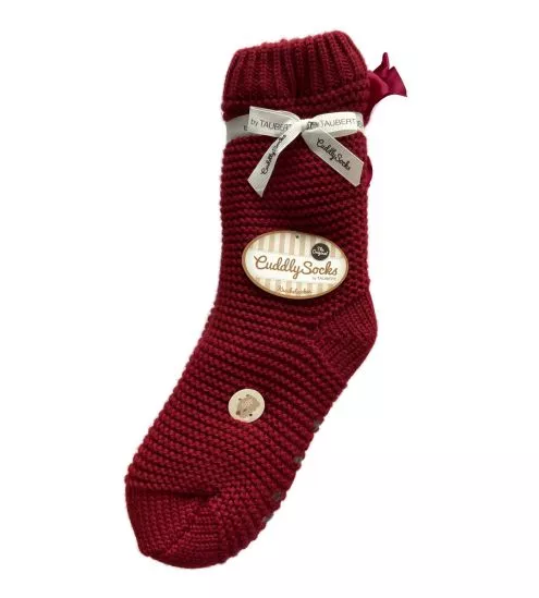 Chaussettes antiglisse Arosa Burgundy Rouge