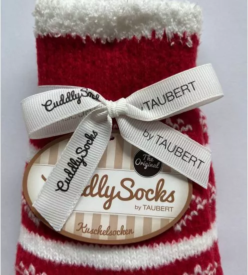 Socks Sweden Lined Red / White