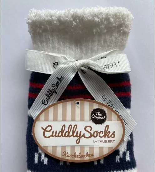 Chaussettes Sweden Lined Navy/Rosso/Off-White