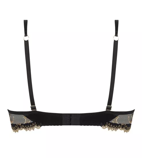 Soutien gorge corbeille Éblouissante Icône Or Nuit