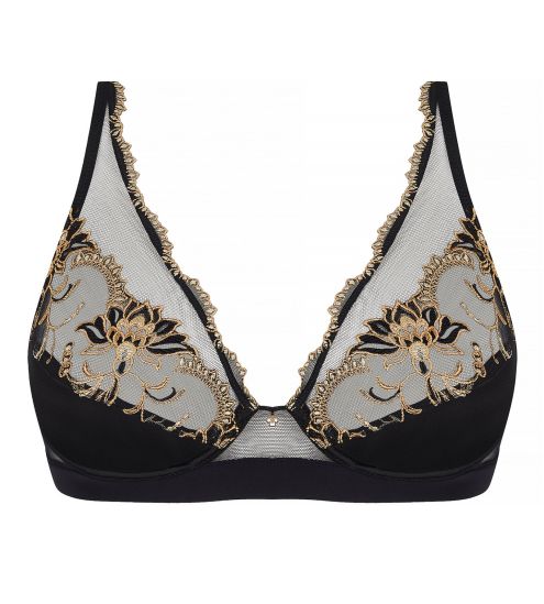 Soutien gorge Glam Éblouissante Icône Or Nuit