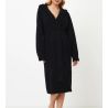 Peignoir à bouclette femme Noir