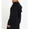 Peignoir à bouclette femme Noir