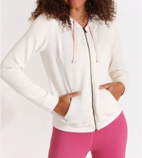 Veste zippée à capuche Resco Bayjoy Creme LOY61
