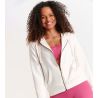 Veste zippée à capuche Resco Bayjoy Creme LOY61