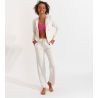 Veste zippée à capuche Resco Bayjoy Creme LOY61