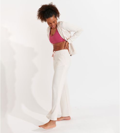 Pantalon large Flowega Bayjoy Creme LOY61