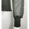 Top manches longues Laine & Soie manches tulle Bosco