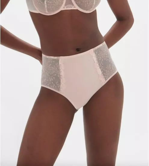 Culotte haute Singulière Poudre Pétale