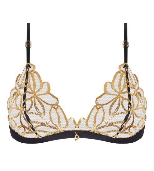 Soutien gorge sans armatures Éclats d'Or Noir Or