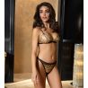 Soutien gorge sans armatures Éclats d'Or Noir Or
