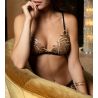 Soutien gorge sans armatures Éclats d'Or Noir Or