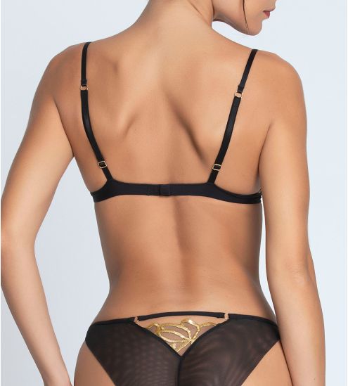 Soutien gorge sans armatures Éclats d'Or Noir Or
