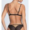 Soutien gorge sans armatures Éclats d'Or Noir Or