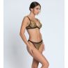 Soutien gorge Glam Éclats d'Or Noir Or