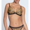 Soutien gorge Glam Éclats d'Or Noir Or
