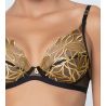 Soutien gorge Glam Éclats d'Or Noir Or