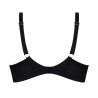 Soutien gorge triangle Glam (bonnets D,E) Éclats d'Or Noir Or