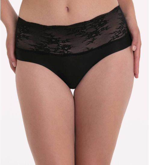 Culotte haute Essential Lace Noir
