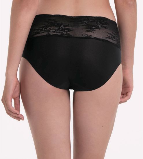 Culotte haute Essential Lace Noir